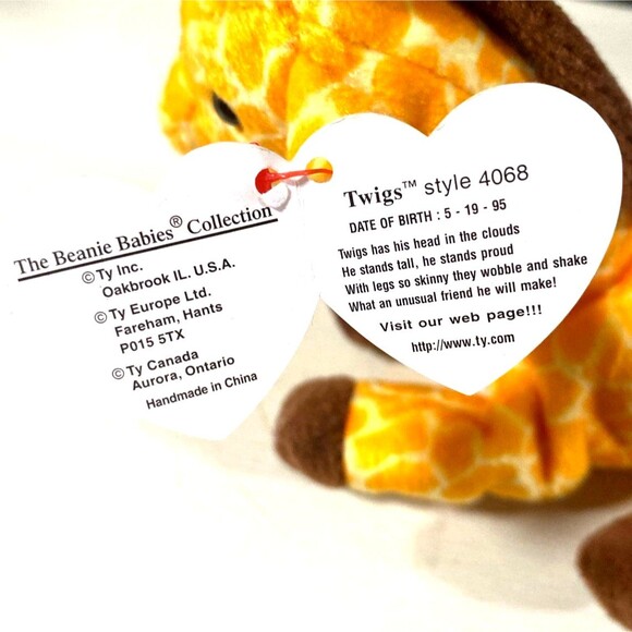 Ty Beanie Babies Twigs The Giraffe - Picture 4 of 5